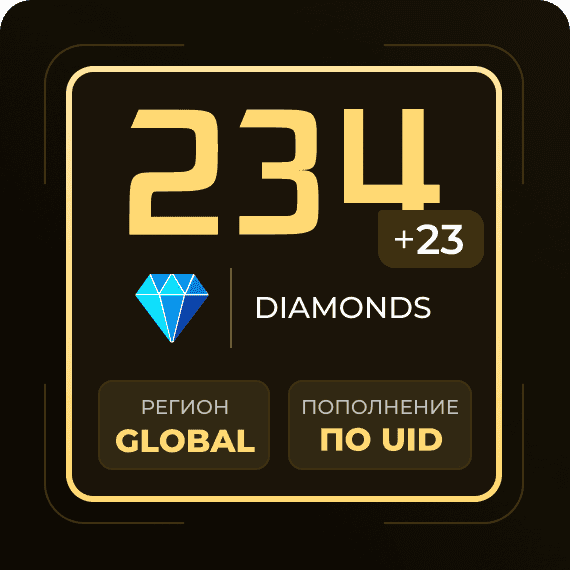 234 + 23 Diamonds