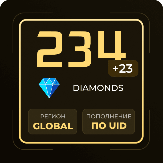 234 + 23 Diamonds
